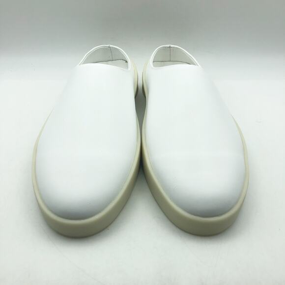 Wolf & Shepherd Mens 7.5 Womens 9 Cruise Mule Slip On Shoes White Vanilla NIB main image 8